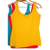 Regata Blusa Moda Feminina Alça Larga K2B Academia Fitness