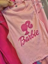 Regata Blusa Ribana Feminina Barbie Rosa Boneca Filme Moda