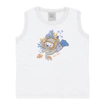 Regata Branco Primeiros Passos Menino - 53351-3