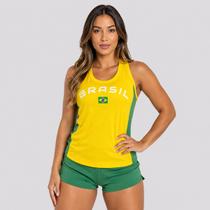 Regata Brasil Brisa Feminina Amarela