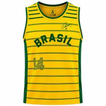Regata Braziline Brasil Oscar Masculina - Amarela