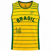 Regata Braziline Brasil Oscar Masculina - Amarela