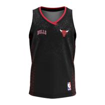 Regata Braziline NBA Essence Chicago Bulls - Juvenil - Preta