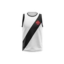 Regata Braziline Vasco Blooming Infantil - Branco