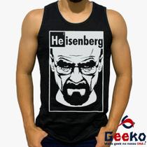 Regata Breaking Bad 100% Algodão Heisenberg Geeko Regata Breaking Bad 100% Algodão Heisenberg Geeko