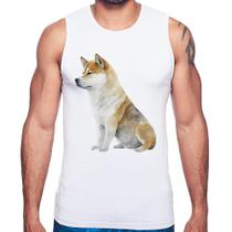 Regata Cachorro Shiba Inu - Foca na Moda Regata Cachorro Shiba Inu - Foca na Moda