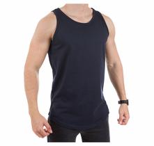 Regata Camiseta Camisa Blusa Masculina Long Line Lisa Corte Justo Oversized Luxuosa