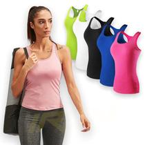 Regata Camiseta Casual Fitness Baby look FEMININA ALGODÃO 241 Regata Camiseta Casual Fitness Baby look FEMININA ALGODÃO 241