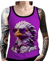 Regata Camiseta Tshirt Animais com Óculos Águia Moderna HD 2 Regata Camiseta Tshirt Animais com Óculos Águia Moderna HD 2