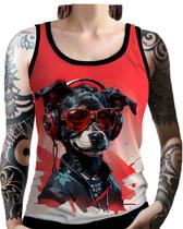 Regata Camiseta Tshirt Animais Óculos Cachorro Moderno HD 2