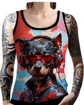 Regata Camiseta Tshirt Animais Óculos Cachorro Moderno HD 4