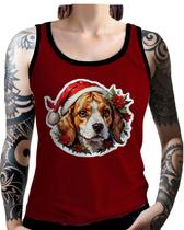 Regata Camiseta Tshirt Natal Festas Beagle Cachorro Noel 1