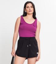 Regata Canelada Feminina Select Roxo