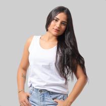 Regata Canelada Feminina Versátil Algodão Básica Confortável Regata Canelada Feminina Versátil Algodão Básica Confortável