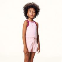 Regata Canelada Infantil Menina Verão Rosa - Hering Kids Regata Canelada Infantil Menina Verão Rosa - Hering Kids