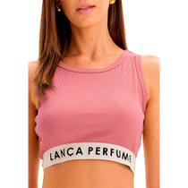 Regata Canelada Lança Perfume Elástico Pr25 Rosa Feminino
