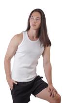 Regata Canelada Modelo Americano Slim Kara À Tapa Lançamento Regata Canelada Modelo Americano Slim Kara À Tapa Lançamento