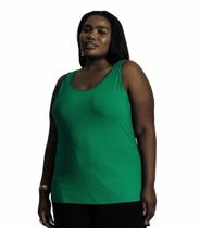 Regata Canelada Mullet Plus Size G1 Ao G5