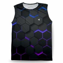 Regata Cavada Camiseta Masculina Academia Musculação Caminhada Dry UV