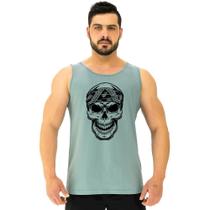Regata Clássica Masculina MXD Conceito Caveira Com Bandana