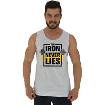 Regata Clássica Masculina MXD Conceito Iron Never Lies Regata Clássica Masculina MXD Conceito Iron Never Lies