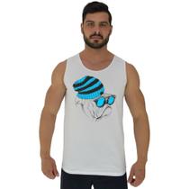 Regata Clássica Masculina MXD Conceito Pug Hipster Buldogue