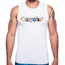 Regata Coexistência Pacífica - Foca na Moda Regata Coexistência Pacífica - Foca na Moda