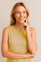 Regata Collant Feminina Casual Suplex Alça Larga Forro 7076