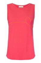 Regata com Bordado Coracao Pink