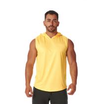 Regata com Capuz Masculina Esportiva Tendência Academia Corrida Caminhada Esportes Confortável