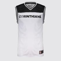 Regata Corinthians Basquete Logo Patch Branca