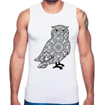 Regata Coruja Mandala - Foca na Moda Regata Coruja Mandala - Foca na Moda