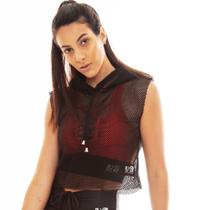 Regata Cropped BYG Arrastão Com Capuz Regata Cropped BYG Arrastão Com Capuz