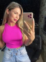 Regata cropped canelada Regata cropped canelada