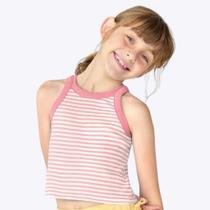 Regata Cropped em Ribana Infantil Menina Hering Kids 51QG1AEN