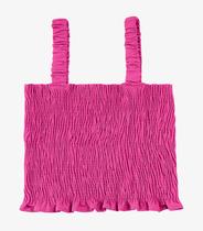 Regata Cropped Feminina Em Lastex Endless Rosa Regata Cropped Feminina Em Lastex Endless Rosa