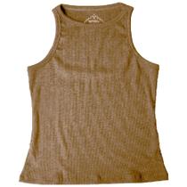 Regata Cropped Feminina em Malha Cotton Algodão com Lycra Basic+ Regata Cropped Feminina em Malha Cotton Algodão com Lycra Basic+