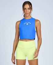 Regata Cropped TN AG Inspiracional Alto Giro Azul Swim