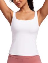 Regata CRZ YOGA Butterluxe Decote U Branca P Regata CRZ YOGA Butterluxe Decote U Branca P