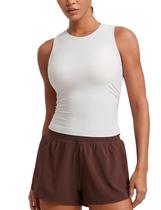 Regata CRZ YOGA Cloudweight com Franzido Lateral Branco Leitoso M