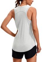 Regata CRZ YOGA Racerback Sem Manga Silver Mist XL Regata CRZ YOGA Racerback Sem Manga Silver Mist XL