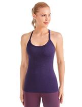 Regata CRZ YOGA Sem Costura com Top de Suporte Pequeno Regata CRZ YOGA Sem Costura com Top de Suporte Pequeno