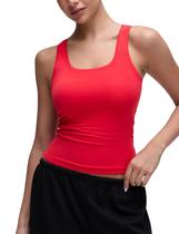 Regata CRZ YOGA Softembrace Sem Manga Vermelho Aurora P Regata CRZ YOGA Softembrace Sem Manga Vermelho Aurora P
