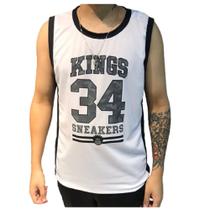 Regata De Basquete Kings Várias Cores Masculina Tecido Leve