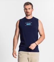 Regata De Meia Malha Masculina Diametro Azul