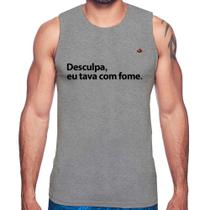 Regata Desculpa, eu tava com fome - Foca na Moda Regata Desculpa, eu tava com fome - Foca na Moda