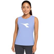 Regata Diadora Big Logo Feminina - Azul e Branco G