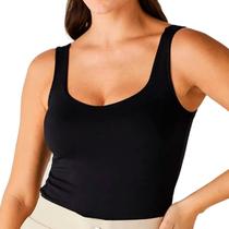 Regata Disfarça Gordurinhas Com Bojo Embutido Liz 21888