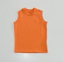 Regata Divertto Laranja com Logo Bordado Regata Divertto Laranja com Logo Bordado