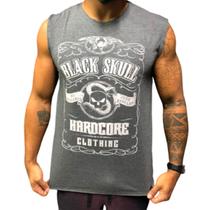 Regata double face preto - black skull - clothing (xxl1)